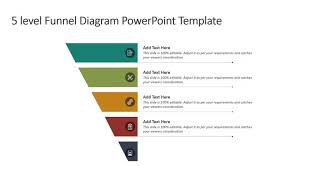 5 level Funnel Diagram PowerPoint Template | Funnel Diagram | Kridha Graphics Guide