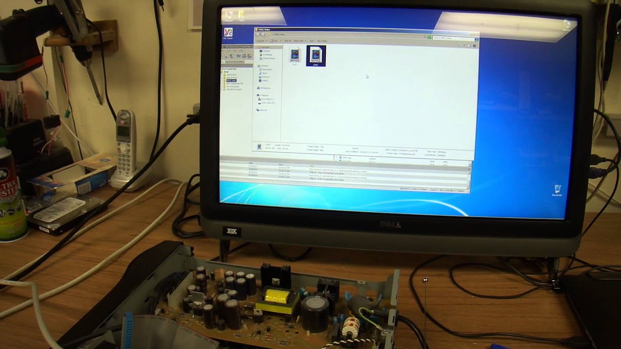 Hacking a DVR receiver Hard Drive - YouTube