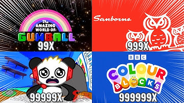 Gumball, Colourblocks, Combo Panda Crying, Sanborns Logo Getting 999999X Speed