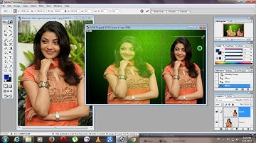 how to change background easy in photoshop 7.0 in telugu