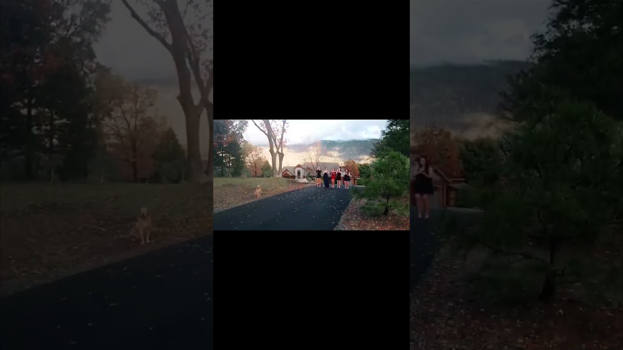 Modern spin: formal gowns meet drones