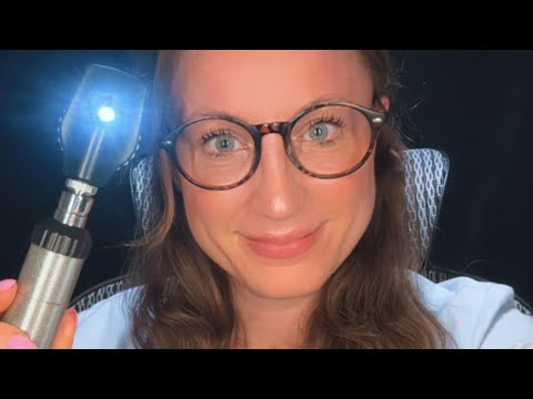 👩🏻‍⚕️ ASMR Sleep Doctor medical roleplay physical eye exam personal care attention layered sounds