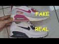 Nike Airmax 90 real vs fake review. How to tell original Nike Airmax 90 sneakers