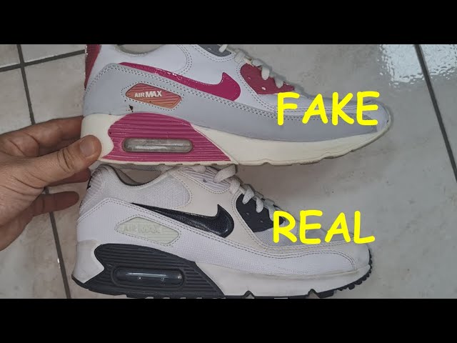 Nike 90 real vs fake review. How to tell original Airmax 90 sneakers - YouTube