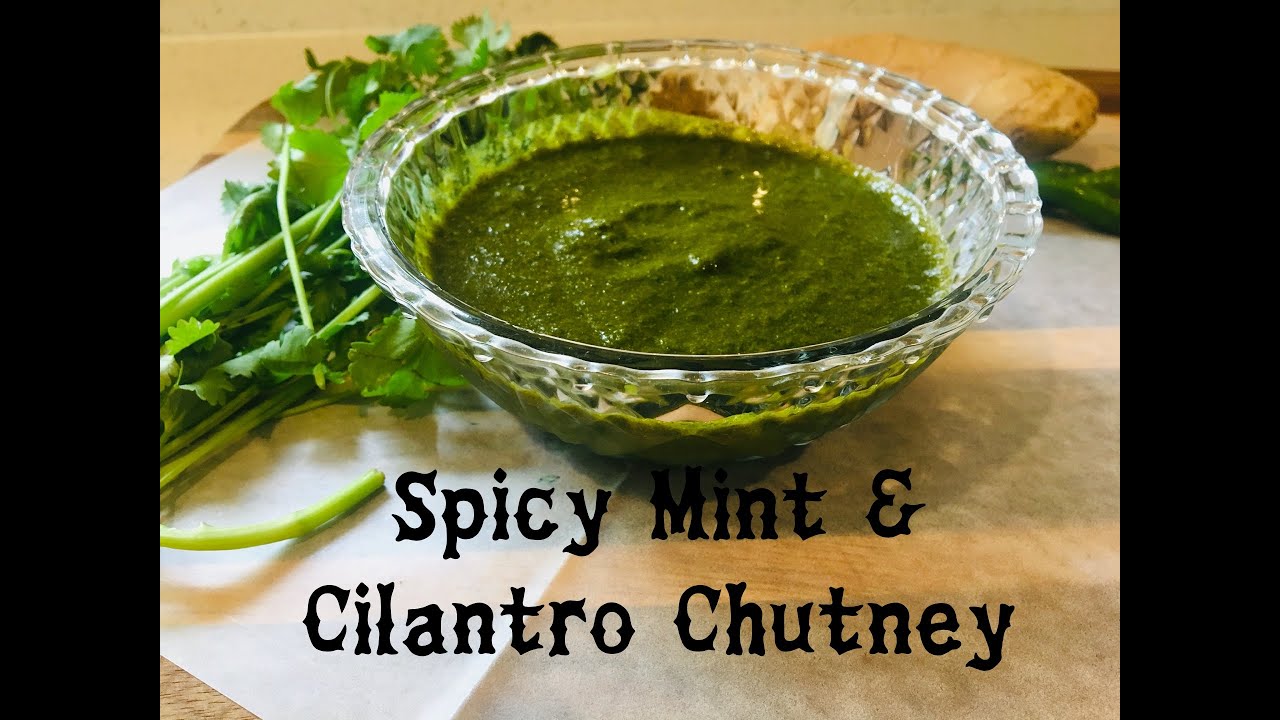 Vegan Spicy Mint & Cilantro Chutney Fire N' Fusion YouTube
