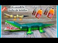 DIY- Cómo hacer un COCODRILO con botellas de plástico| manualidades y reciclaje