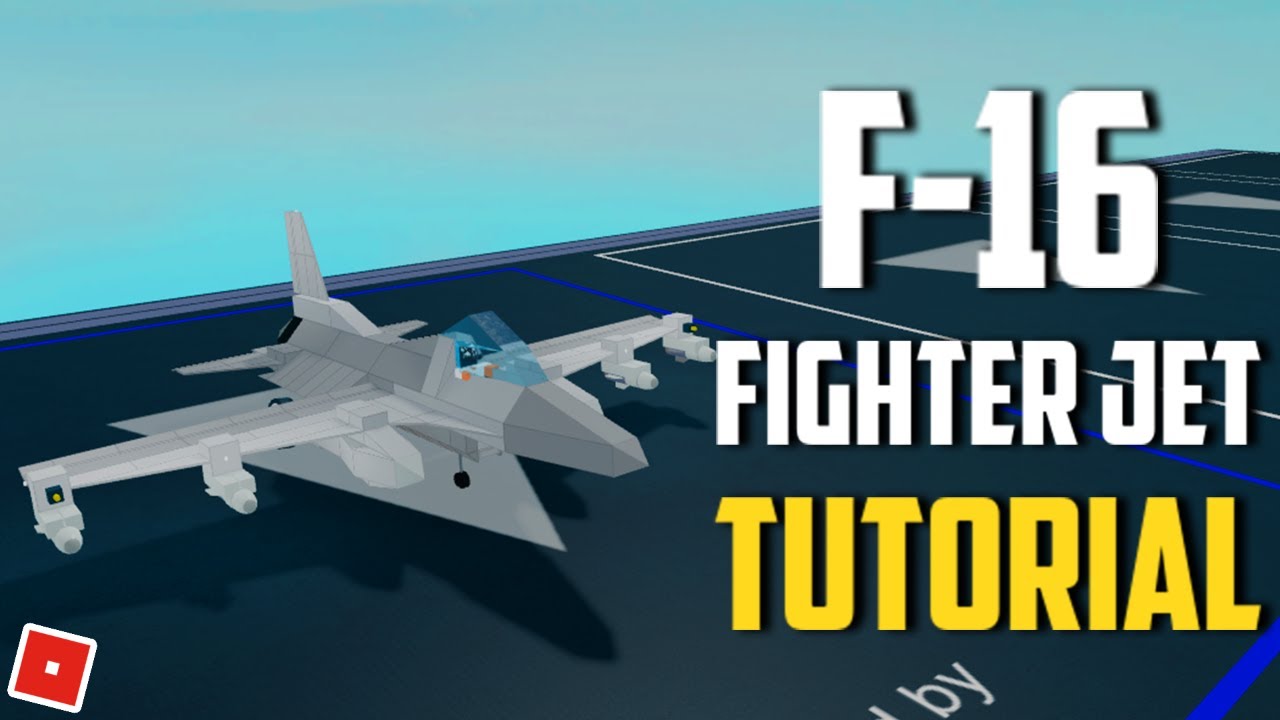 Plane Crazy F 16 Fighter Jet Tutorial Roblox Youtube