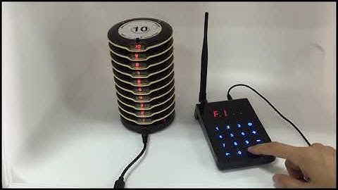 Coaster Pager demo video