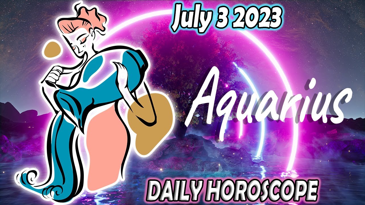 🔆DAILY HOROSCOPE🔆AQUARIUS ︎DAILY HOROSCOPE JULY 3 2023 ︎🔯TAROT