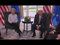 President Trump Meets with the President of the European Commission