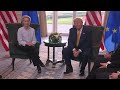 President Trump Meets with the President of the European Commission
