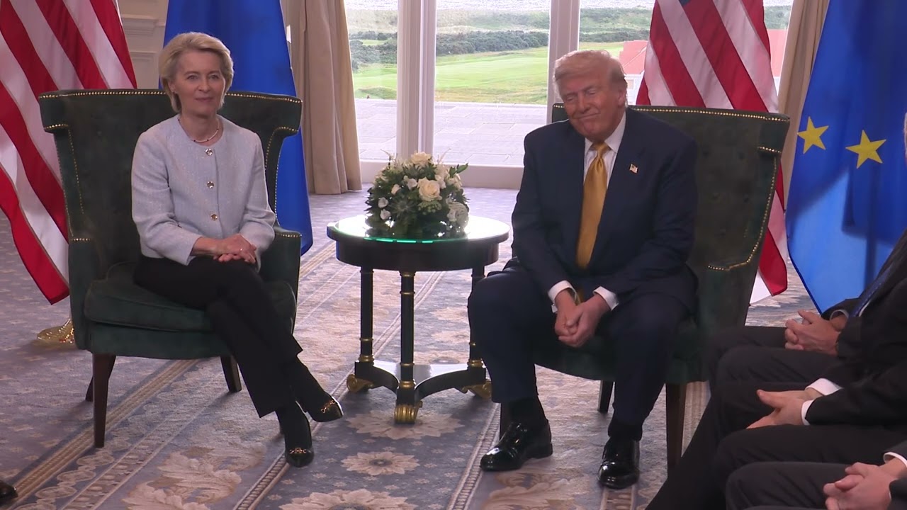 President Trump Meets with the President of the European Commission