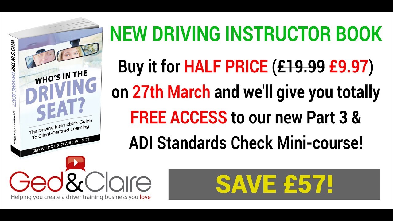 Driving Instructor Coaching Client Centred Learning Book 