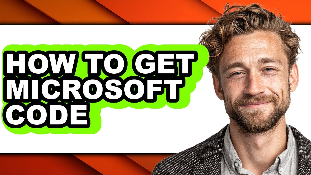 How to Get Microsoft Code (only Way) - YouTube