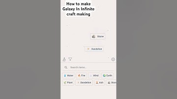 How to make Galaxy In Infinite craft making #short#Gaming#Entertainment