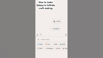 How to make Galaxy In Infinite craft making #short#Gaming#Entertainment