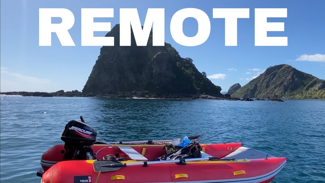 Remote New zealand (fishing out of my tiny boat)