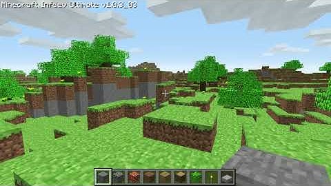 Minecraft Infdev Ultimate 1.0.3 Indev World Test