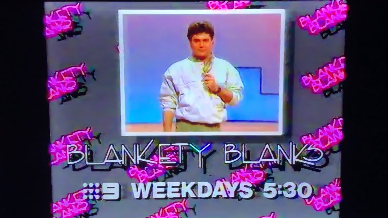 Blankety Blanks Channel Nine Promo 1985 YouTube