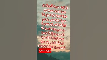 سورة الغاشية بصوت عذب جميل #quran #اكسبلور #تيك_توك #لايك #ترند #العراق