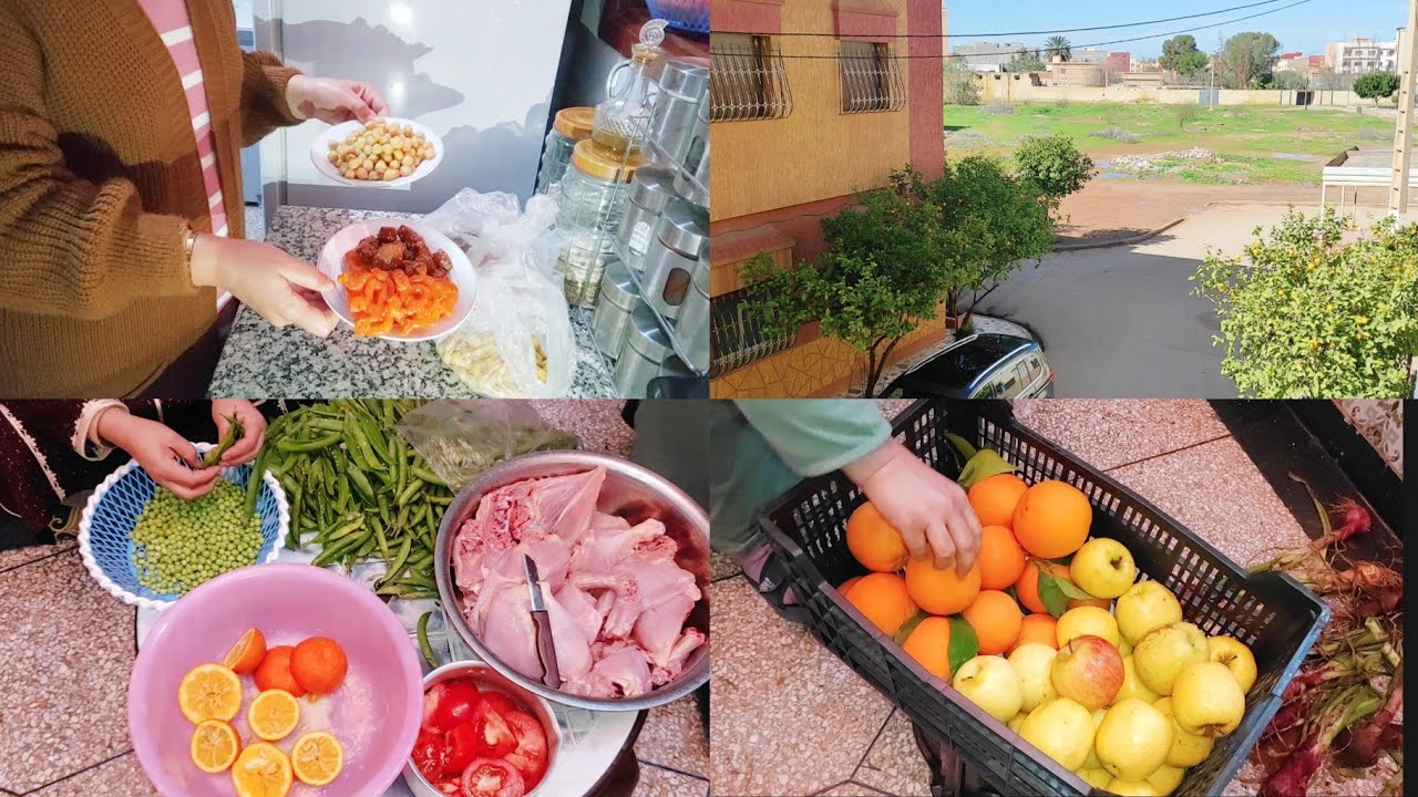 تقدية ديال سوق الاسبوعي/كيف روتين مع لويساتي 