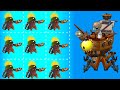 Primal Peashooter vs Torchwood vs Zombot Plank Walker | PvZ 2 Battle