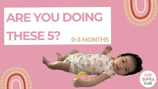 5 Developmental Activities to Support Brain Development (0–3 Months) l How to play with your newborn