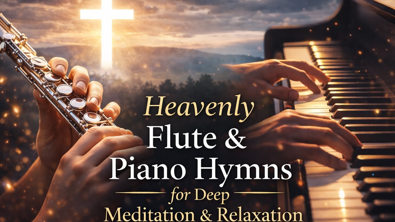 Amazing Grace \u0026 Timeless Hymns 💕 Gentle Flute and Piano for Worship and Quiet Rest