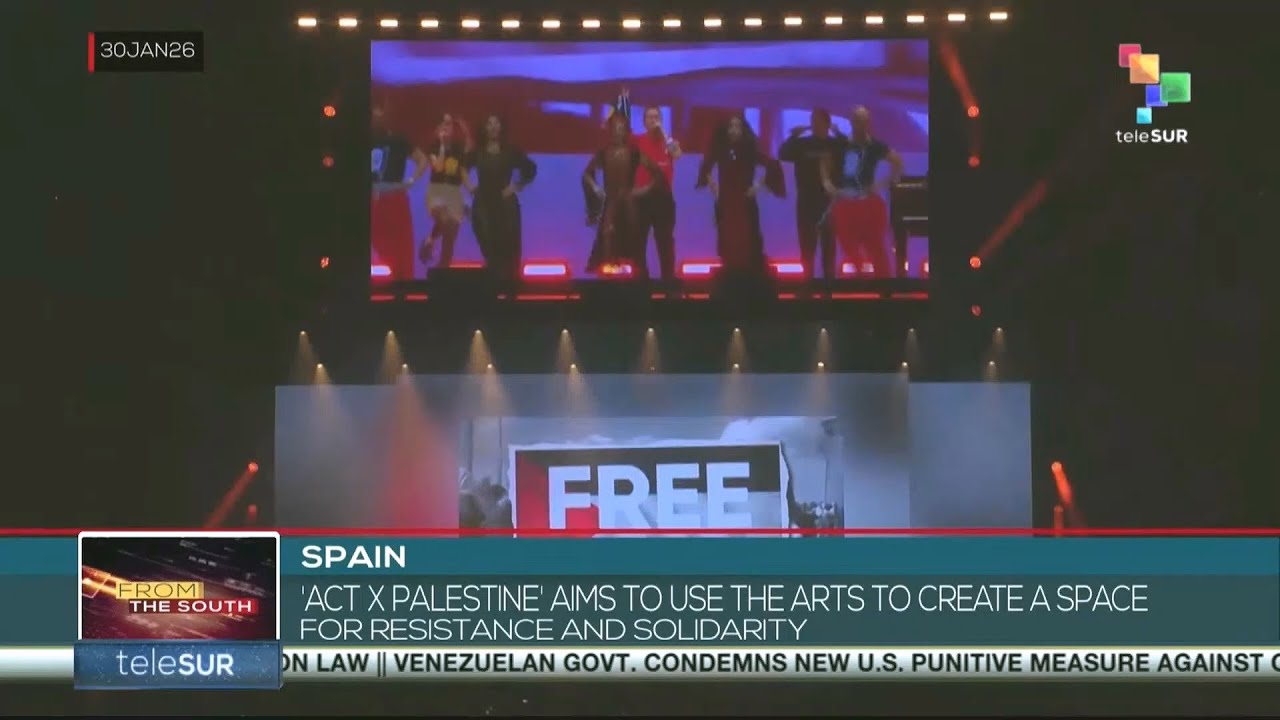 В Испании в рамках акции «Act X Palestine» художники объединились в знак солидарности и стремлени...