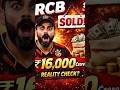 RCB SOLD OUT Biggest IPL Deal Ever?😱