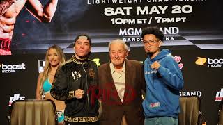 WATCH FULL OSCAR VALDEZ vs. ADAM LOPEZ  PRESS CONFERENCE FOR THEIR HIGHLY-ANTICIPATED  REMATCH