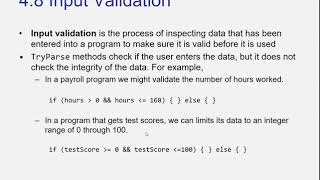C#   Chapter 4   Making Decisions   Part 19   Try Parse swf