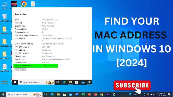 How to Find Mac Address in Windows 10