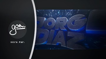 Intro Jorge by iGonArts | #15 TEXT INTRO [60 FPS]  FREE INTROS!!