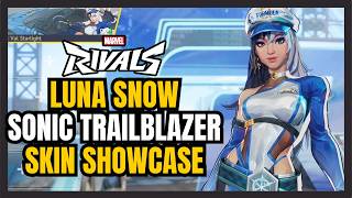 Luna Snow | Sonic Trailblazer Skin Showcase | Marvel Rivals Gameplay Season 8