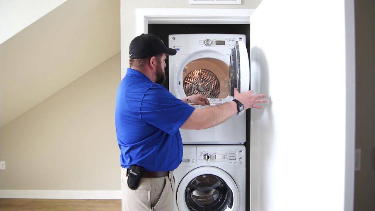 How to clean stackable washer and dryer YouTube