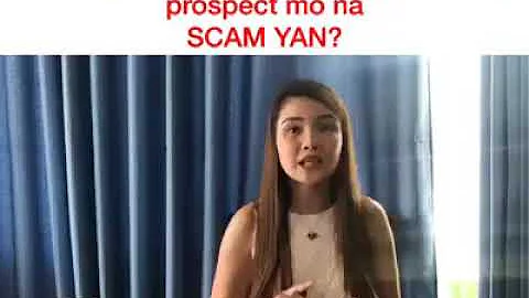 Handling Objection by Tanya Morales: SCAM YAN