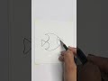 Easy fish drawing asmr #drawingideas #artscraft #asmrdrawing