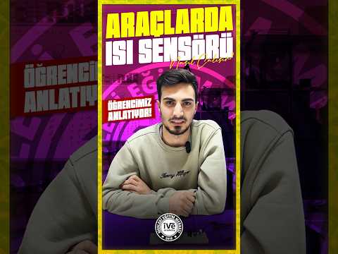 Araçlarda Isı Sensörü Nasıl Çalışır? - Öğrencimiz Anlatıyor! #shorts