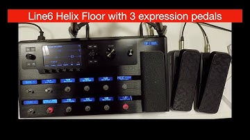 Setting up 3 expression pedals with the Helix Floor