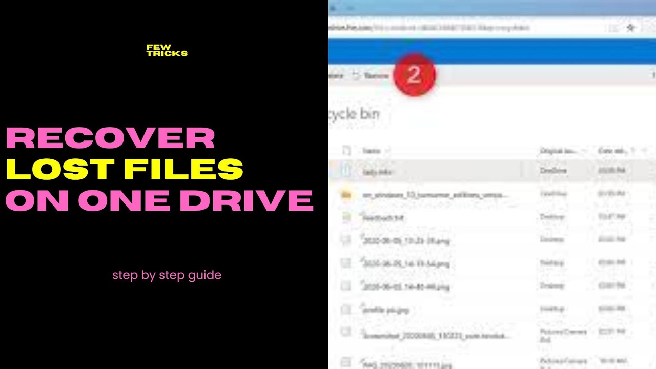 How to Recover Deleted or Lost Files [Step-by-Step Guide] 2024 - YouTube