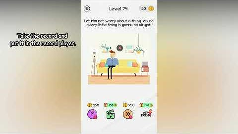 Braindom Level 74 Let him not worry about a thing