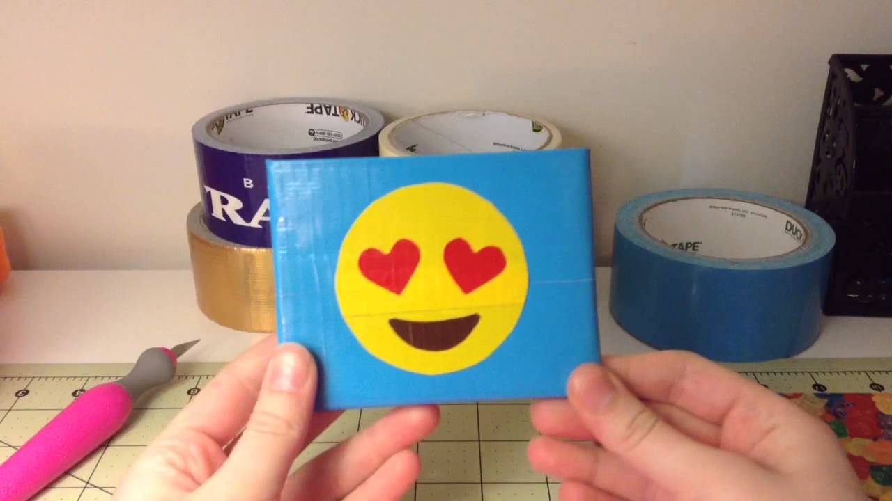 DuctDivaDesigns Emoji Wallets!!!💁😍💖 YouTube