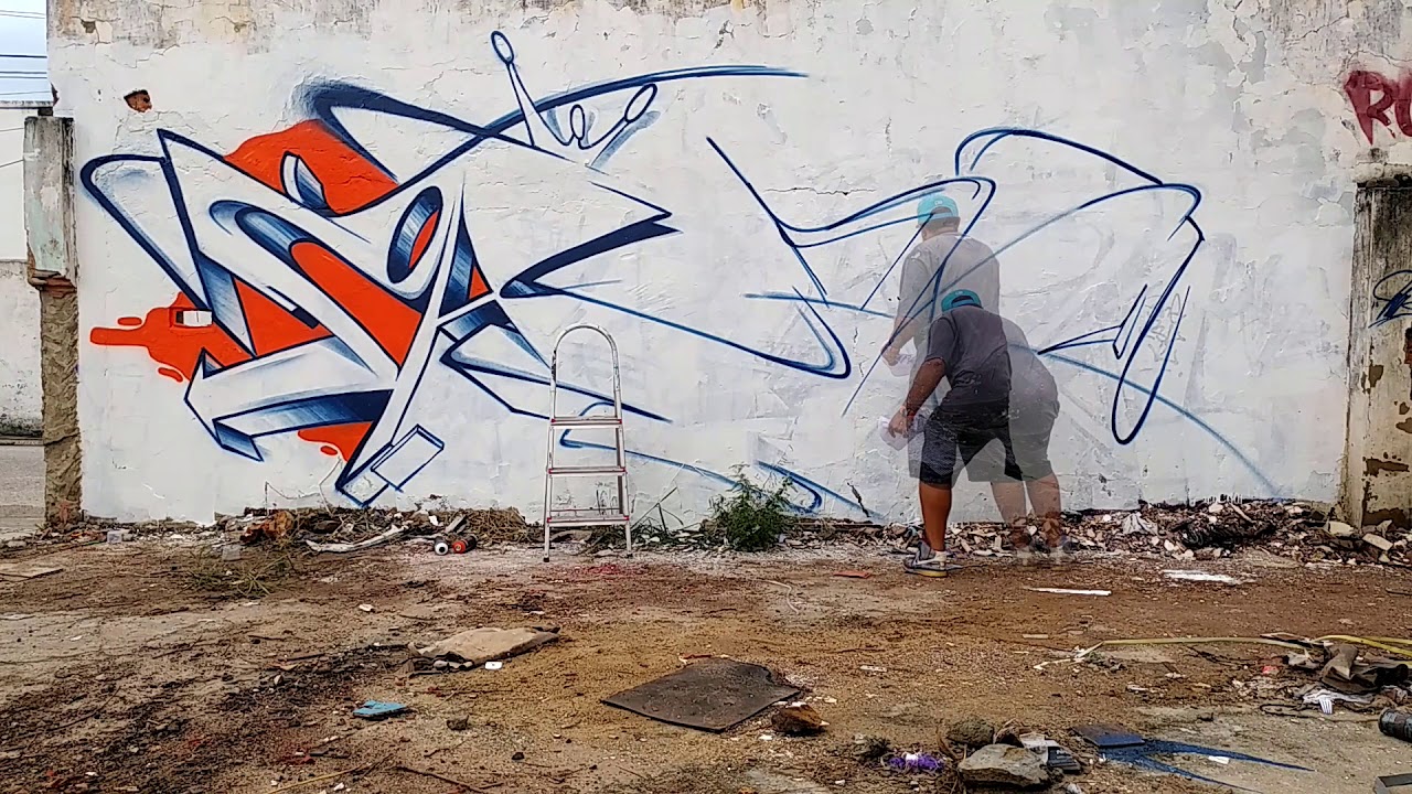 Graffiti wild style por Felipe Talu