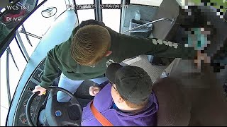 7th Grader Stops School Bus After Driver Passes Out screenshot 1