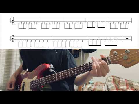 back number - ゴールデンアワー　ベース弾いてみた　タブ付き