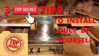 How to detailed step by step proper way to install HVAC duct training