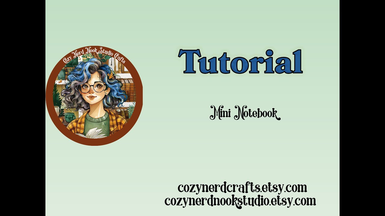 Mini Notebook Tutorial - One Sheet Wonder - YouTube