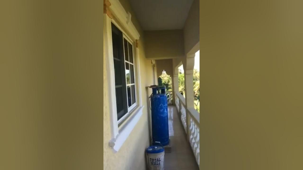 How to do trowel on texture in jamaica YouTube