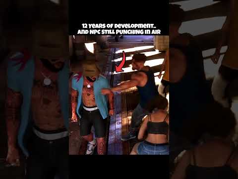 GTA 6 NPC Punching in Air #gta6